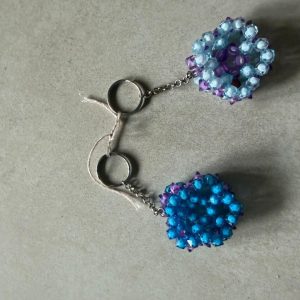 Flower keyring